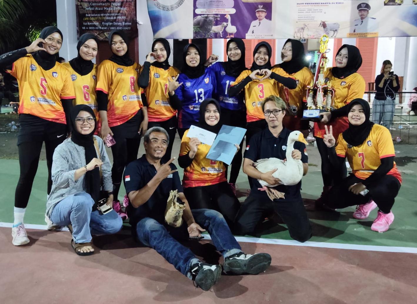 Kampus dari Serang Unjuk Gigi, Voli Putri UPG Sabet Juara 3 Bersanding dengan Tim Nasional - Faktabanten.co.id